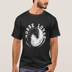 Kärlek Horse Graphic Horse Lover Equestrian Rider T Shirt
