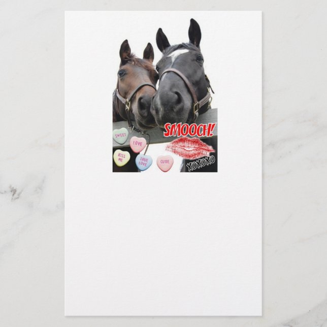 Kärlek Horses Brevpapper (Framsida)