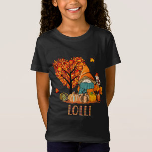 Kärlek höst tomtar Lolli halloween pumpa mormor T Shirt