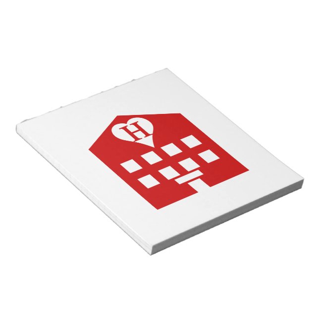 Kärlek Hotel Japanska Emoji Anteckningsblock (Vinklad)