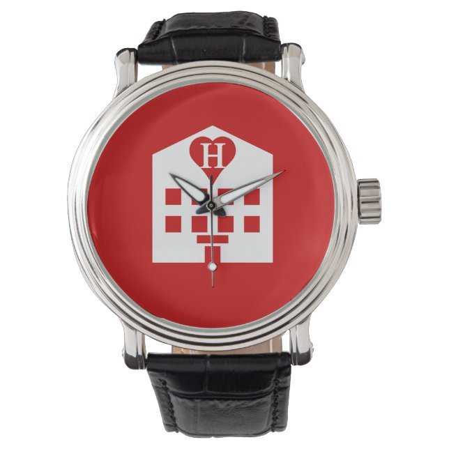 Kärlek Hotel Japanska Emoji Armbandsur (Framsida)