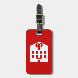Kärlek Hotel Japanska Emoji Bagagebricka
