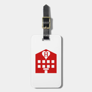 Kärlek Hotel Japanska Emoji Bagagebricka