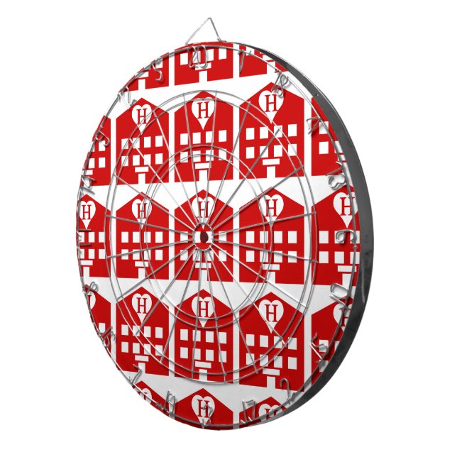 Kärlek Hotel Japanska Emoji Darttavla (Högra Framsidan)