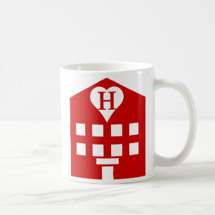 Kärlek Hotel Japanska Emoji Kaffemugg