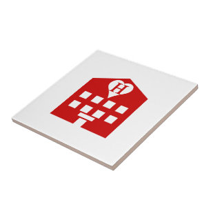 Kärlek Hotel Japanska Emoji Kakelplatta