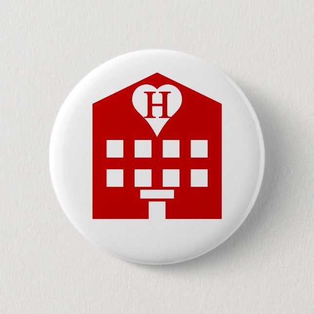 Kärlek Hotel Japanska Emoji Knapp (Framsida)