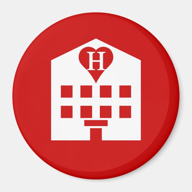 Kärlek Hotel Japanska Emoji Magnet (Framsidan)