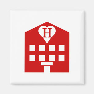 Kärlek Hotel Japanska Emoji Magnet