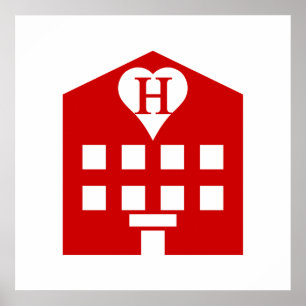 Kärlek Hotel Japanska Emoji Poster
