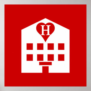 Kärlek Hotel Japanska Emoji Poster