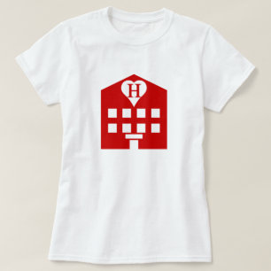 Kärlek Hotel Japanska Emoji Tee
