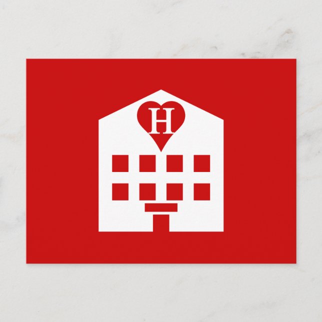 Kärlek Hotel Japanska Emoji Vykort (Framsida)