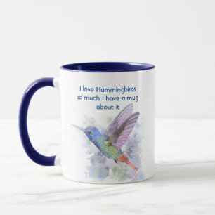 Kärlek Hummingbird så mycket att jag så mycket cit Mugg
