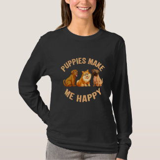 Kärlek Hund Tee I Kärlek Min Hund, valpar för Rädd