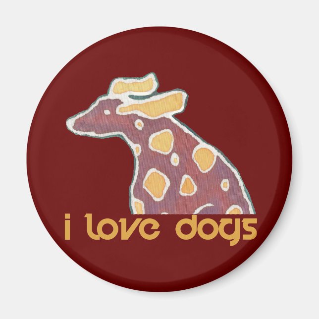 kärlek hundar magnet (Framsidan)