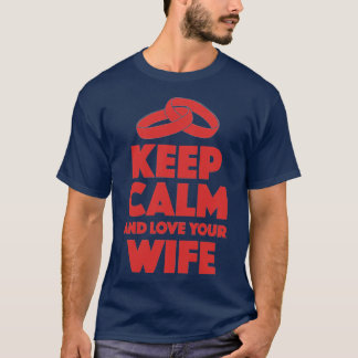 Kärlek Hustru Bröllopsgåva T Shirt