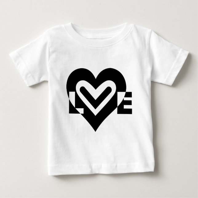 Kärlek i Black T-shirt (Framsida)