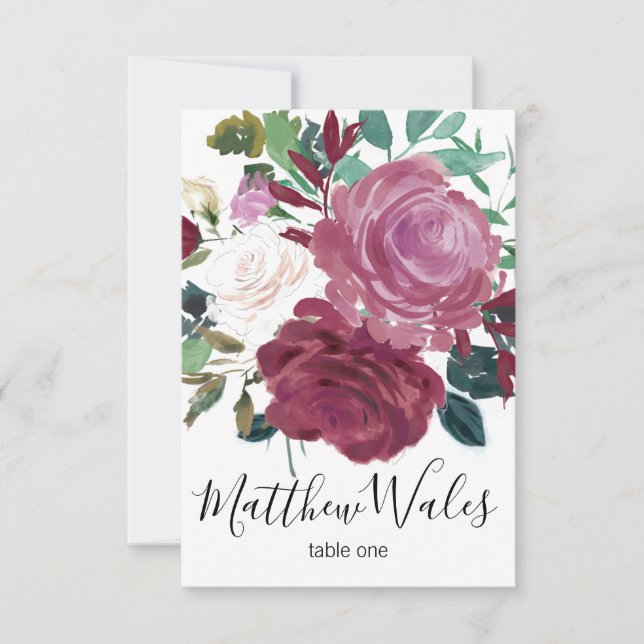 Kärlek i Blom Inbjudningar (Framsida)