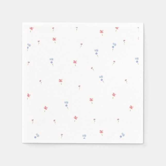 Kärlek i Blom Wildflower Servetter (Framsidan)