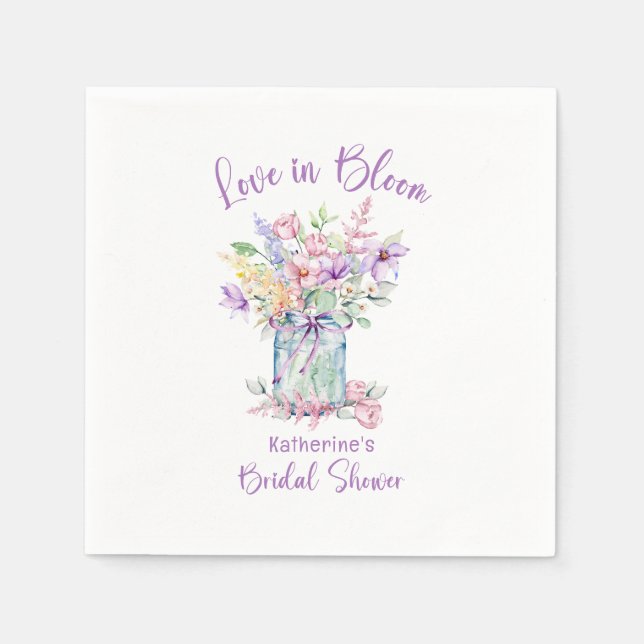 KÄRLEK I BLOMENS MÖHIPPA PAPPERSSERVETT (Framsidan)