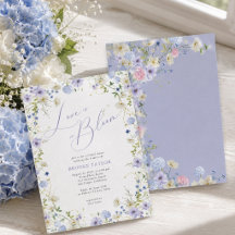 Kärlek i Blomning Blommande Lila Bröllopsfest