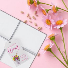 Kärlek i Blomsterträdgården Bloom Bröllop Seeds Fa Presentetikett