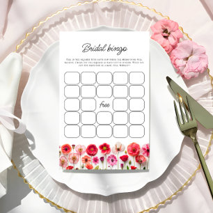 Kärlek i Bloom Blommigt Möhippa Bingo Game