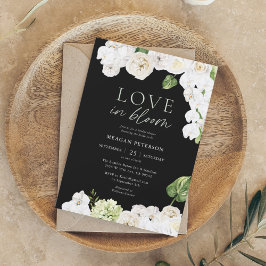 Kärlek i Bloom Botanical Möhippa Inbjudningar