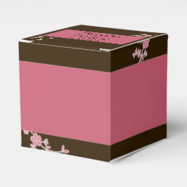 Kärlek i Bloom Cherry Blommars Wedor Favor Box Presentaskar