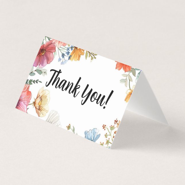 Kärlek i Bloom Folme tackkort Kort (Framsida)