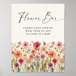 Kärlek i Bloom Möhippa Blom Pub-tecken Poster