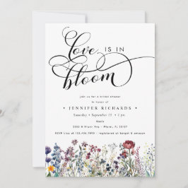 Kärlek i Bloom Möhippa Inbjudningar