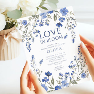 Kärlek i Bloom Möhippa Inbjudningar