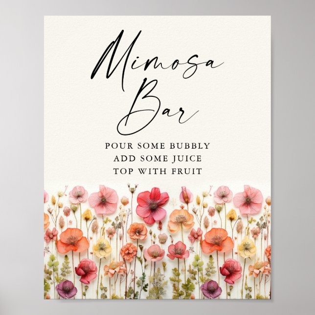 Kärlek i Bloom Möhippa Mimosa-tecken Poster (Framsidan)