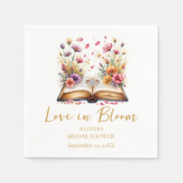 Kärlek i Bloom Möhippa Napkins Pappersservett