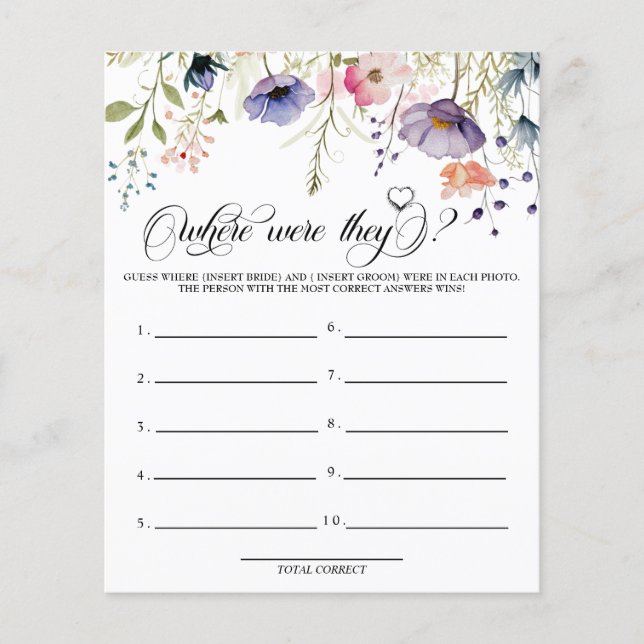 Kärlek i Bloom | Var fanns de | Spel (Framsida)