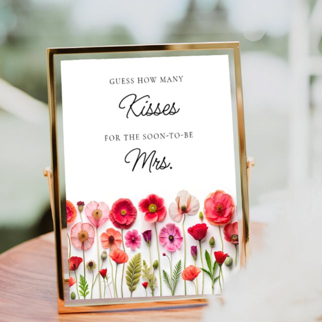 Kärlek i Bloom Wildblomma Hur många kisses-spel Poster (Skapare uppladdad)