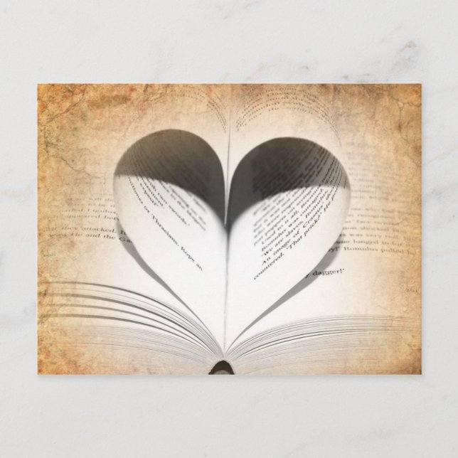 Kärlek i Bokar Vykort (Framsida)