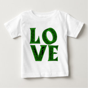 KÄRLEK i Celtic stilsort T Shirt