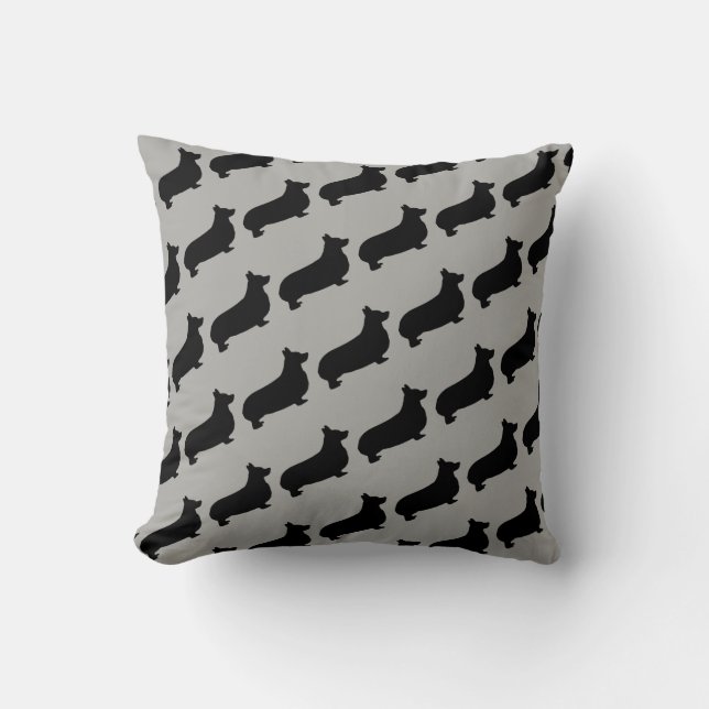 Kärlek i Corgi Hundar Pillow Kudde (Framsida)
