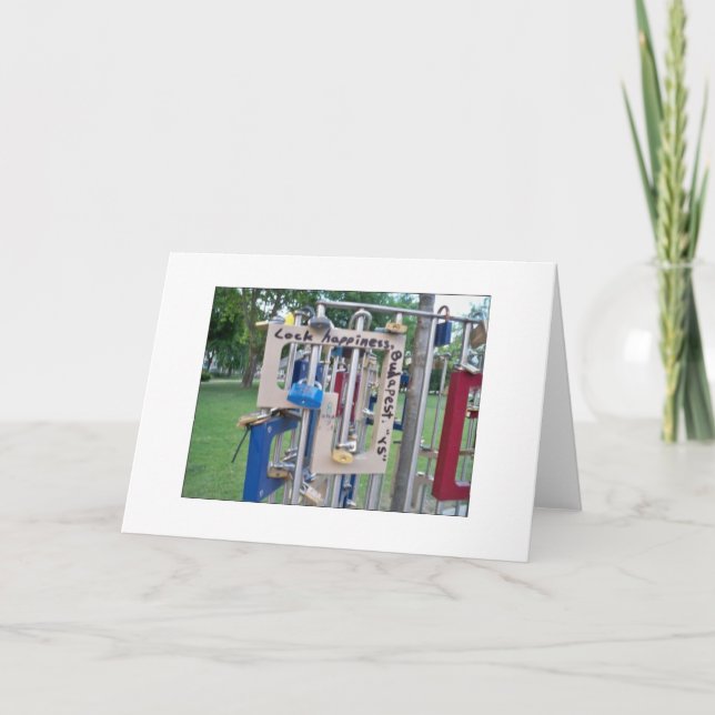 kärlek i den budapest notecarden kort (Framsida)