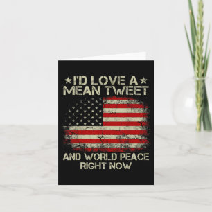Kärlek i Elaket Tweet och World Peace Höger nu Kort