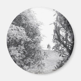 Kärlek i ett foto magnet