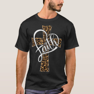 Kärlek i Faith Tees Christian Religiösa Leopard Ch T Shirt