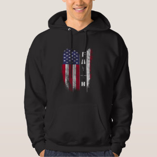 Kärlek i Faith unisex vuxen Kärlek i Faith America Hoodie