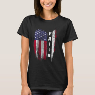 Kärlek i Faith unisex vuxen Kärlek i Faith America T Shirt