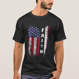 Kärlek i Faith unisex vuxen Kärlek i Faith America T Shirt