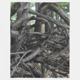 Kärlek i Fallen Träd Fleecefilt