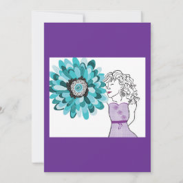 Kärlek i Flowers Julkort